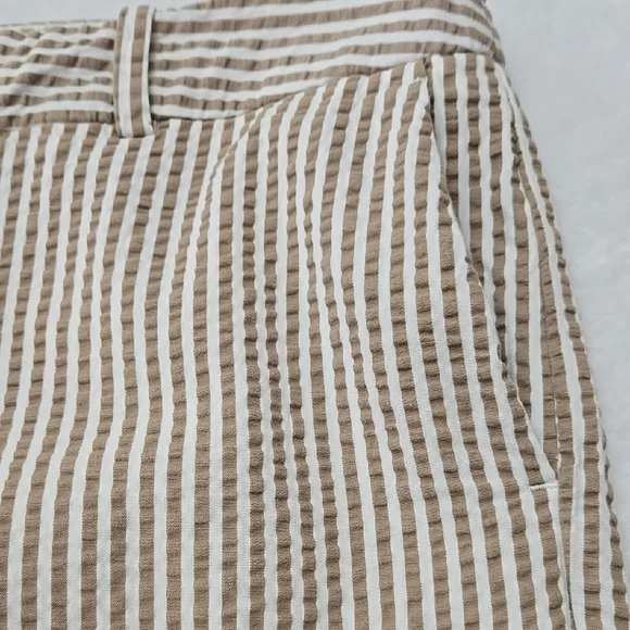 A New Day 100% Cotton Tan/White Striped Pants - Picture 8 of 11
